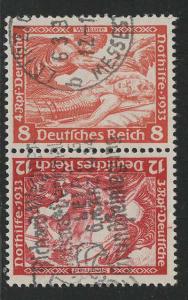 Germany Scott # B53, B54, used, tete beche, Mi# SK20