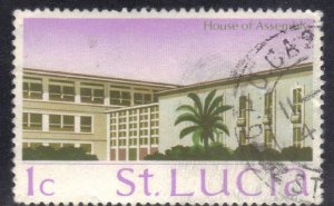 ST LUCIA  SCOTT# 261  USED 1c 1970-73   SEE SCAN