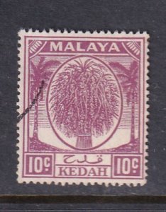 Malaya Kedah 1950 Sc 69 10c Used