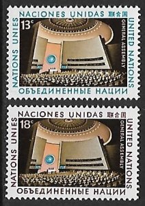 United Nations - N.Y. # 300-301 -General Assembly - MNH.....{AL30}