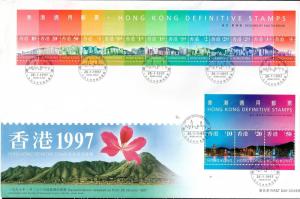 Hong Kong 1997 Definitives First Day Cover WS3406