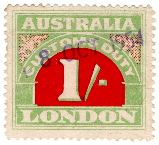 (I.B) Australia Revenue : Customs Duty 1/-