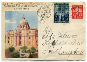 Postcards Lire 25 Basilica and Garden - Rare