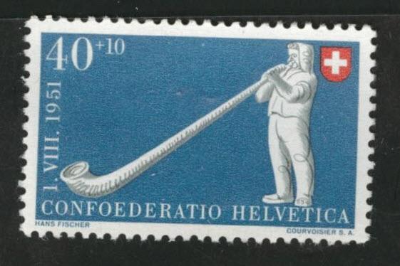 Switzerland Scott B205 MH* 1951 semipostal CV $4.50