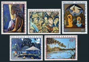 Fr Polynesia C78-C82,MNH.Michel 145-149. Paintings,by Wolf,Dobrowolski,F,Seli,