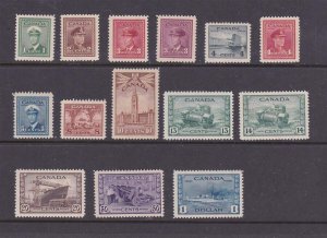 Canada 1942 Sc 249-262 set MH