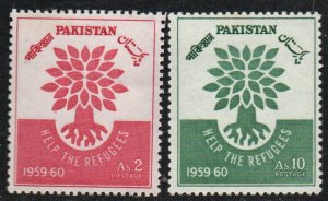 Pakistan Sc #112-113 MNH