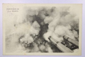 Germany 1914 Feldpost Card / PPC of Naval Guns - L40142