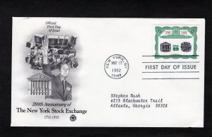 2630 NY Stock Exchange, FDC PCS addressed