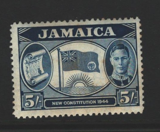 Jamaica Sc#134 MH - toning