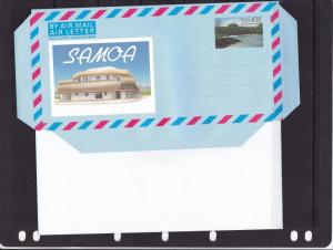 Samoa 45c Chief Post Office Aerogramme unused VGC