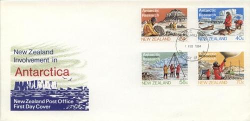 1984 New Zealand Antarctica (Scott 791-94) FDC