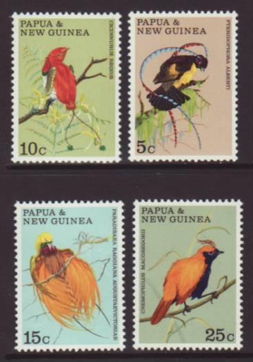 Papua New Guinea Birds 301-304 MNH VF  