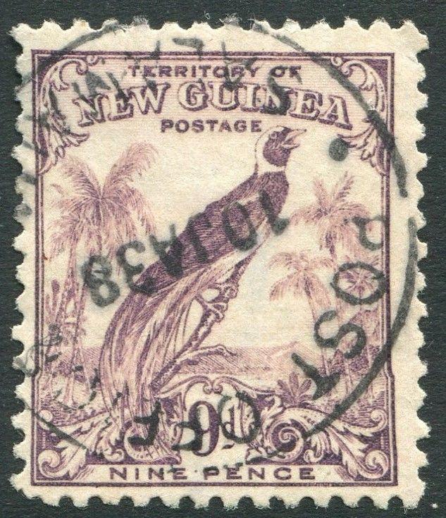 PAPUA-1932-34 9d Violet  Sg 184  FINE USED V20259