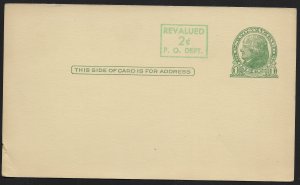 US #UX39 2c on 1c Jefferson