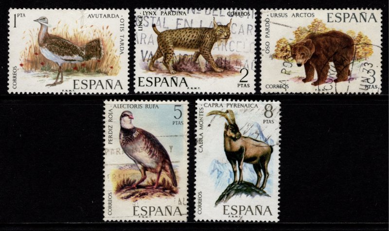 Spain 1971 Spanish Fauna (1st Series), Set [Used]