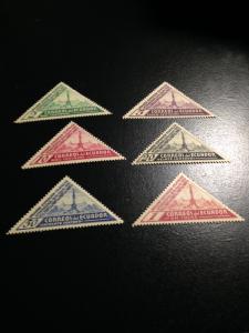 Ecuador sc 352-357 mnh
