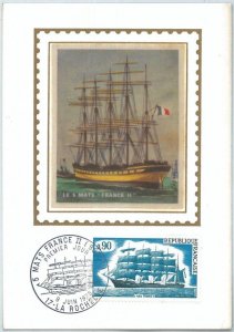 69158 -  FRANCE - Postal History - MAXIMUM CARD 1973 - SHIP boat