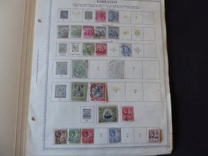 Barbados 1852-1992 Stamp Collection on Scott Album Pages