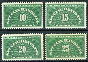 [0957] 1925 Scott#QE1/4 MNH Special handling stamps cv :$54