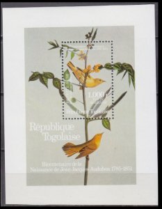1985 Togo 1887/B267 Birds 12,00 €