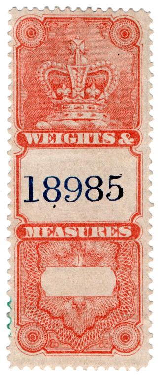 (I.B) Canada Revenue : Weights & Measures (unappropriated)