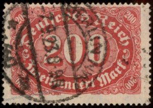 Germany Weimar Inflation Mi248b Expertized Infla Berlin Used 104159