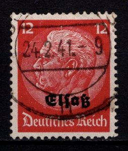 German Occ. of Alsace 1940, 12pf [Used]