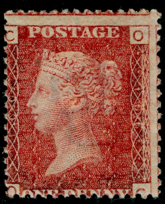 SG43, 1d rose-red plate 166, NH MINT. Cat £65+. OC