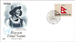 United Nations, New York, Worldwide First Day Cover, Nepal