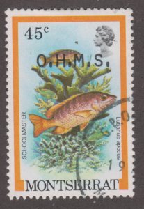 Montserrat O50 Fish O/P 1981