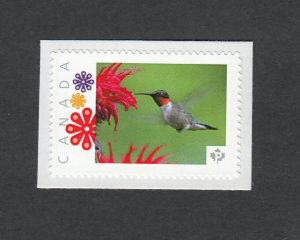 HUMMINGBIRD = bird = picture postage personalized stamp MNH Canada 2014 p5b5-4