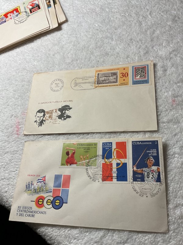 CUBA-(1972-1979).HISTORICAL EVENTS.LOT OF 32-FIRST DAY COVERS.