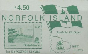 Norfolk Island Scott #'s 481 MNH Booklet