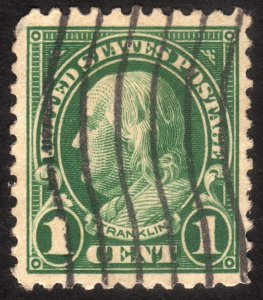 1923, US 1c, Franklin, Used, well centered, Sc 552