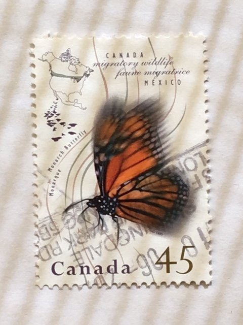 Canada – 1995 – Single “Butterfly” Stamp – SC# 1563 - Used