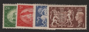 GB Scott # 286 - 289 set VF mint never hinged nice color cv $ 80 ! see pic !