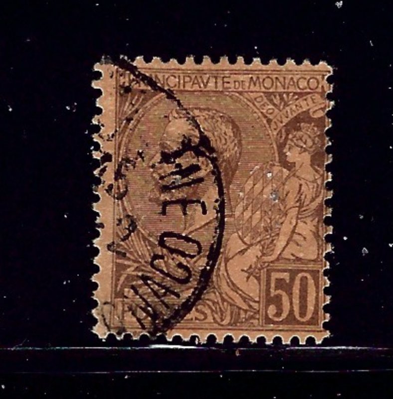 Monaco 23 Used 1891 issue       (P92)