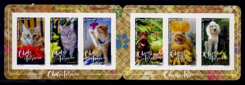 French Polynesia Sc# 1195 MNH Cats & Dogs (S/A Booklet)