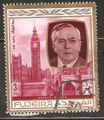 Fujeira 3 Rls air mail   Harold Wilson