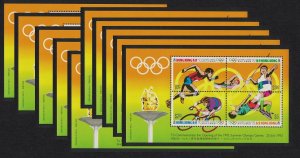 Hong Kong Olympic Games Barcelona MS 10 pcs 1992 MNH SC#628e SG#MS722