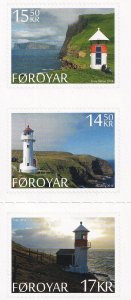 SA03 Faroe Islands 2014 Faroese Lighthouses self-adhesive stamps booklet