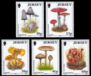 Jersey 1994 Mushrooms Scott #655-659 Mint Never Hinged