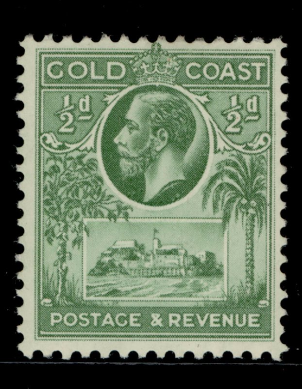 GOLD COAST GV SG103, ½d blue/green, LH MINT.