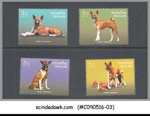 THAILAND - 2006 DOGS - PET ANIMALS - 4V - MINT NH