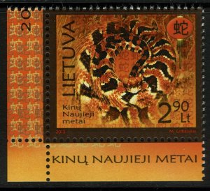 Lithuania #991  MNH - Chinese Lunar New Year of the Snake (2013)