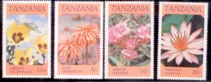 Tanzania 1986 SC# 315-8 Flowers MNH-OG E32