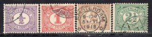 5142 - Netherlands 1899 - New Daily Stamps - Used Set