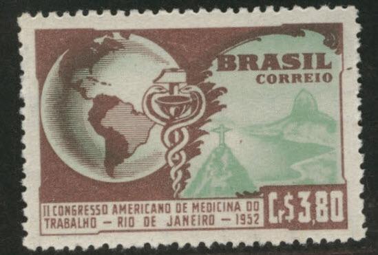 Brazil Scott 733 MNH** 1952 Medicine stamp CV$1.50