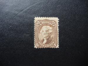 1861-62 SERIES   SCOTT # 76  5c  ISSUE  F/VF. SCV $ 150.00